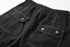 Black & White Side Zip Pants