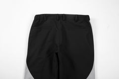 Black & Grey Side Rubber Zip Pants