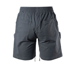 Dark Grey Multi Zip Pocket Tech Shorts