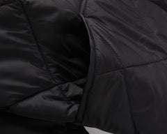 Black Diamond Nylon Quilted Flight Jacket
