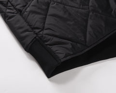 Black Diamond Nylon Quilted Flight Jacket