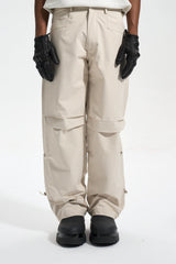 Off-White Toggle Straight Leg Nylon Tech Pants