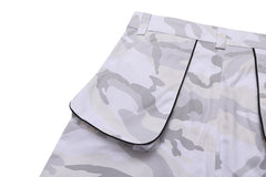 Artic White Camo Multi 3D Zip Pocket Twill Pants