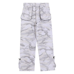 Artic White Camo Multi 3D Zip Pocket Twill Pants
