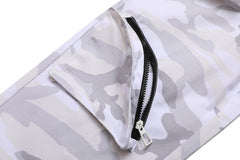 Artic White Camo Multi 3D Zip Pocket Twill Pants