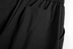 Black Side Zip & Snap Large Pocket Wide Leg Cargo Pants