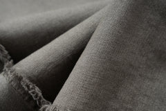 Grey Stone Wash Loose Thread Large Flap Pocket Wide Leg Work Pants
