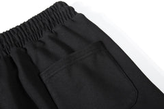 Black Multi-Color Paisley Tear-Away Pants