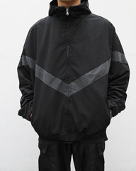 Black Soft Shell Hooded Jacket