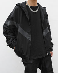 Black Soft Shell Hooded Jacket
