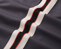 Drawstring Side Stripe Basketball Shorts