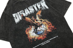 Beautiful Disaster Vintage Wash Black Tee