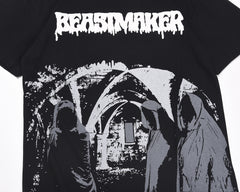 Beastmaker Mortal Souls Vintage Print Black Tee