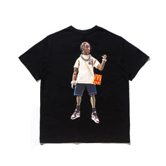 Cactus Jack X MCD Action Figure Print Black Tee