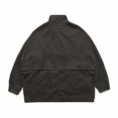 Black Zip-Up Carabiner Clip Storm Jacket