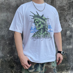Preferably Liberty Print White Tee