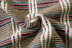Khaki Plaid Knit Cardigan