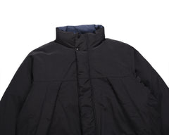 Color Block Reversible Nylon Puffer Jacket
