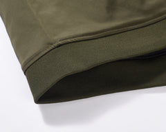 Army Green MA-1 Nylon Quilted Bomber Jacket