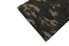 Camo Large Zip Cargo Flare Leg Twill Pants