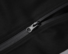 Black Side Rubber Zip & Velcro Nylon Pants