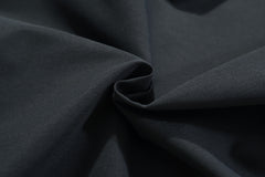 Black Diagonal Zip Nylon Pants