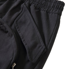 Dark Grey Multi-Pocket Zip Pack Twill Pants