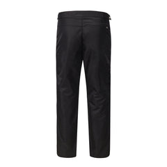 Black & Green Dual Layer Zip Nylon Pants