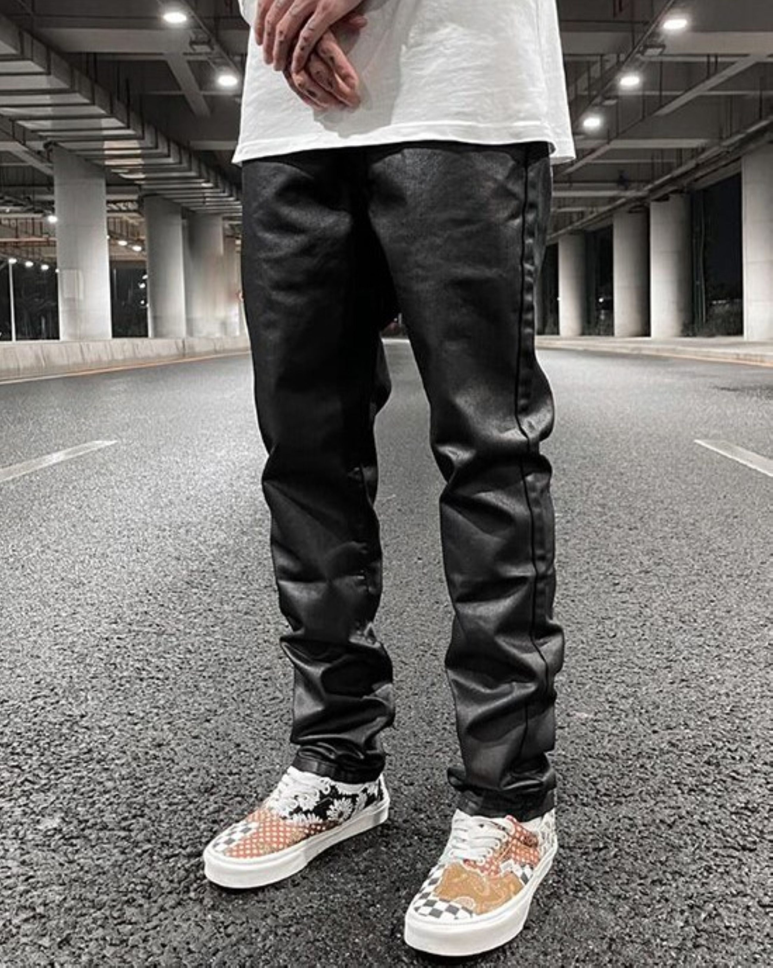 MLVINCE®︎ / wax stretch skinny pants 決算セール レディース