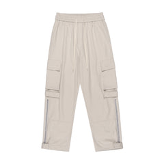 Off-White Snap Cargo Pocket & Side Leg Velcro & Zip Pants
