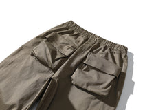 Khaki 3D Flight Cargo Pants