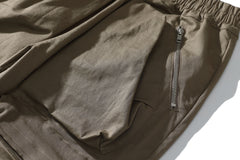 Khaki 3D Flight Cargo Pants