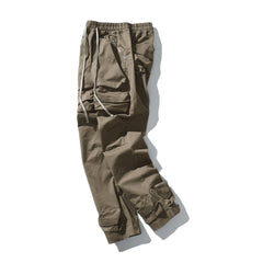 Khaki 3D Flight Cargo Pants