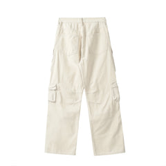 Off-White Vintage Wash Multi-Pocket Cargo Twill Pants