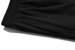 Black Waterproof Side Rubber Zip Tactical Pants