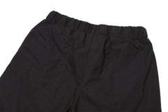 Black Buckle Zip & Flap Multi-Pocket Shorts