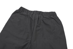 Dark Grey Buckle Zip & Flap Multi-Pocket Shorts