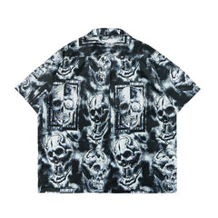 Black Guilty Parties Lyocell Hawaiian Shirt