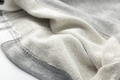 Light Grey Triple Stripe Tear-Away Knit Shorts