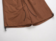 Nylon Drawstring Toggle Shorts