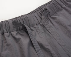 Nylon Drawstring Waist Shorts