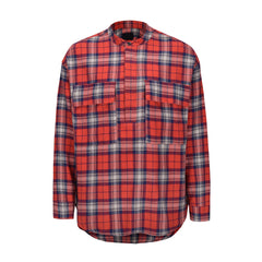 Red Flannel Half-Button Anorak Shirt